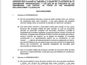 Arrendamiento de departamento