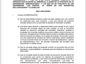 Arrendamiento de casa habitación en condominio